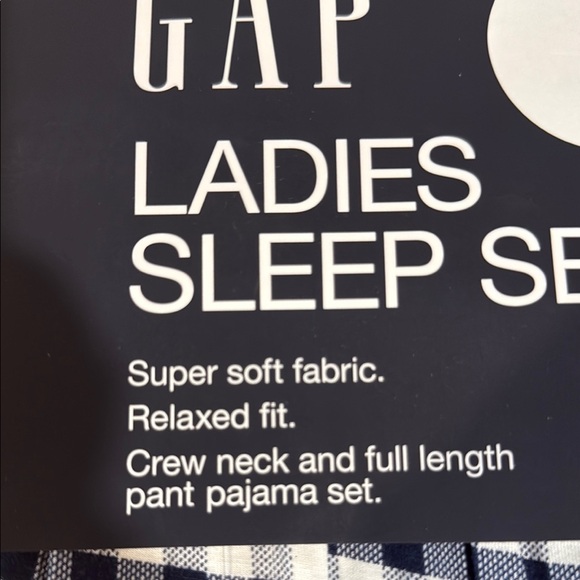 Gap NWT Navy and White Women's Pajama Set size M. Super soft relaxed fit - Picture 15 of 15
